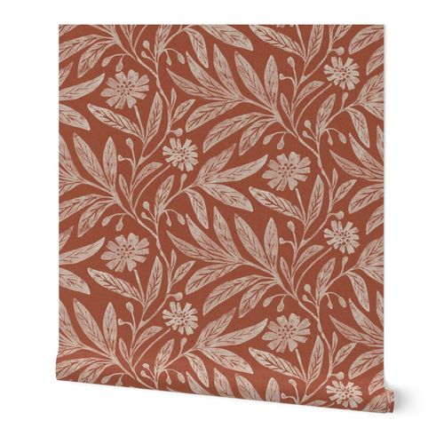 Vintage Floral Daisy Print