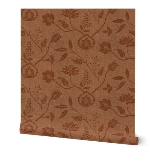 Indian Block Print Chintz Florals