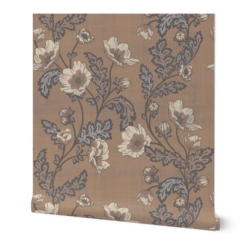 Anemone Spice - large - nutmeg