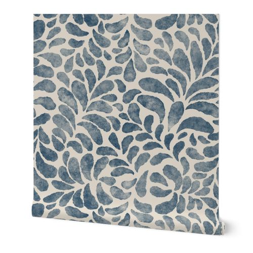 Boho Jungle Navy Blue and Clay