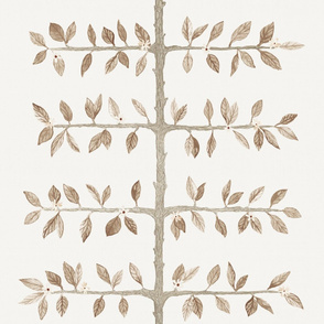 Sepia Beige Espalier Branch by danika_herrick Sepia Beige Espalier Branch