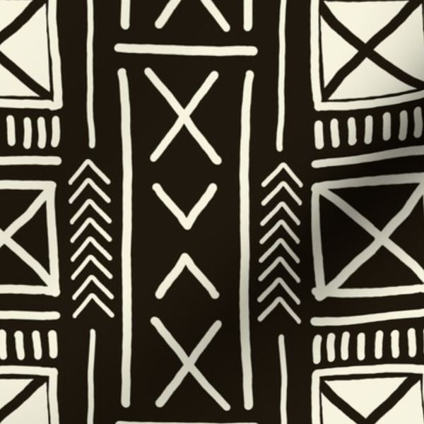 African B&W Mudcloth