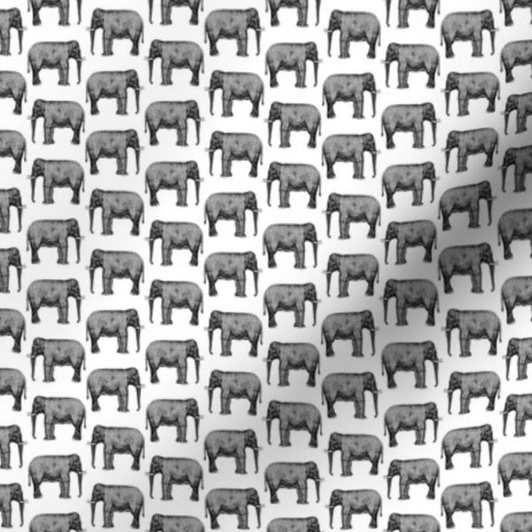 Classic Elephant Print Pattern (Mini Scale)