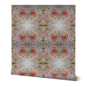 Red-Orange Swirl Medium