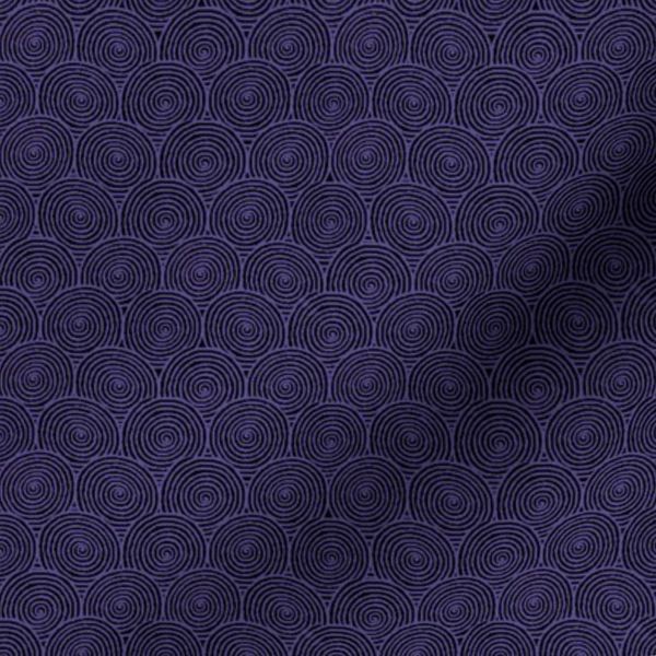 Spiral Rings Purple Black
