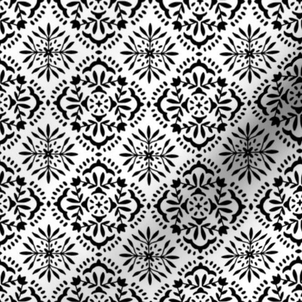 Small Scale - Southern at Heart - White with Black