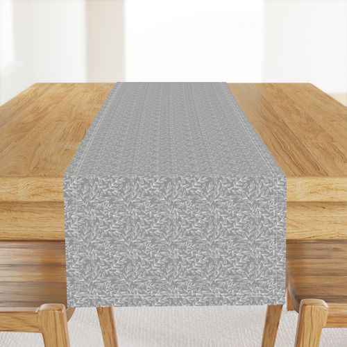 small scale - refined leaves - ultimate grey