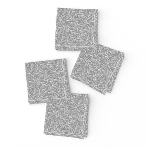 small scale - refined leaves - ultimate grey