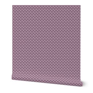 MODERN TRIANGLE FAN - MUTED BERRY (SMALL)