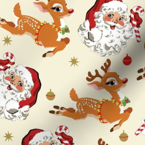 Santa and Ruldolph the red nosed reindeer