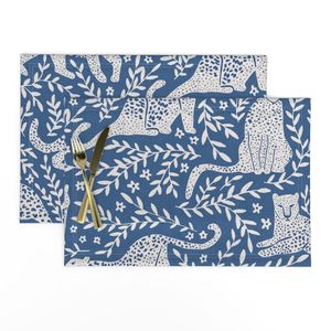 Jungle cat - classic blue