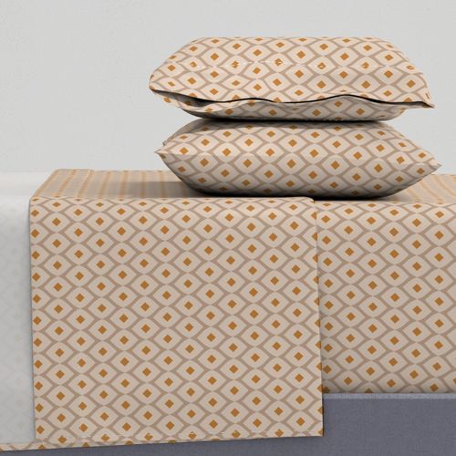 Ogee geometric in earthy tones 1.25 in