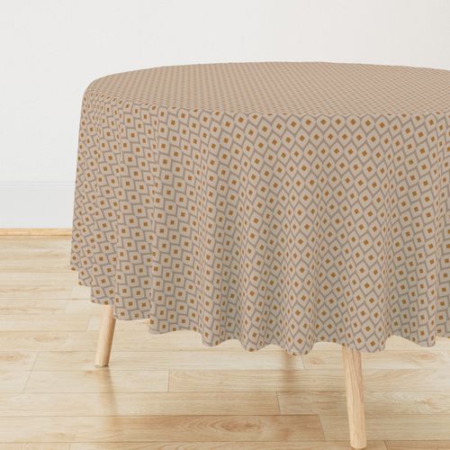 Ogee geometric in earthy tones 1.25 in