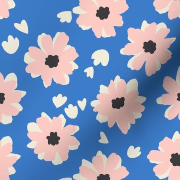 Big blue flower