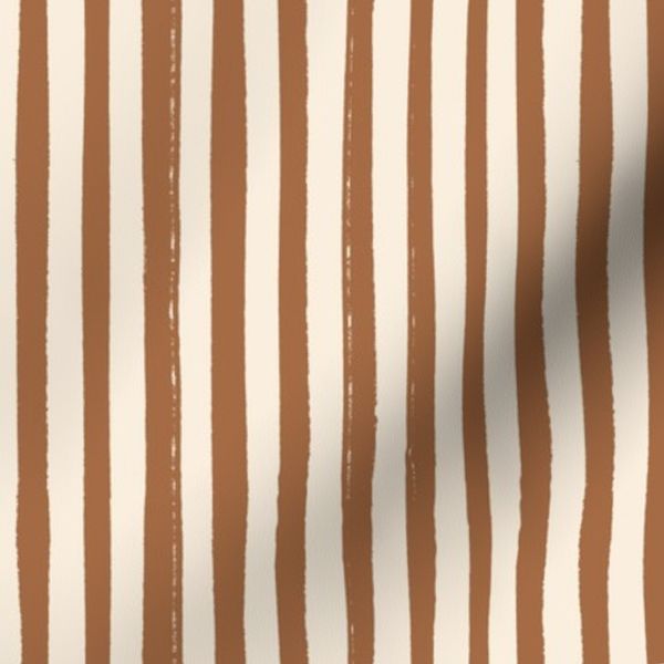 Painted Stripes - Brush Stroke Lines - Tan