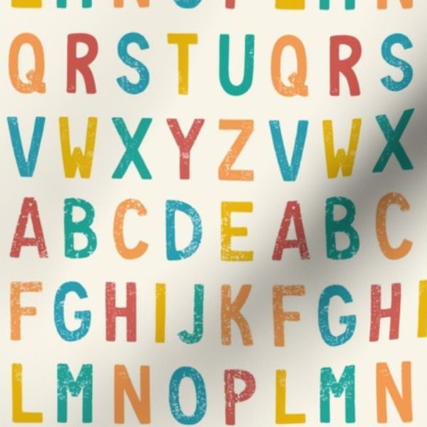 Vintage ABCs (large scale)