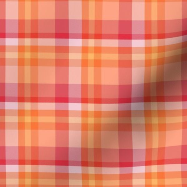 Peachy Tartan Plaid small