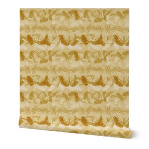 ink strokes honey-caramel