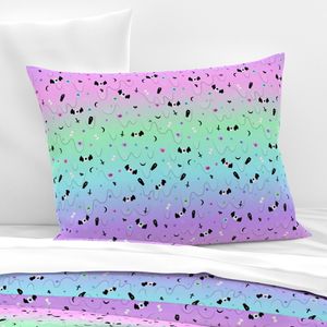 Pastel Goth Melting Ice Cream - Creepy Cute