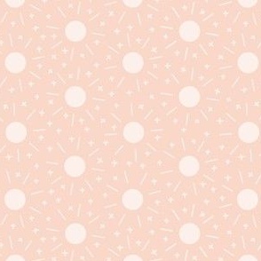 Neutral Light Pink and white Geometric
