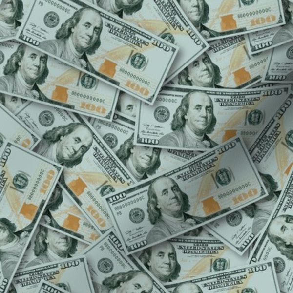 Big Bucks 100 Dollar Bills Pattern