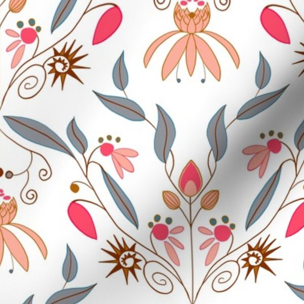 Botanical Dream in White