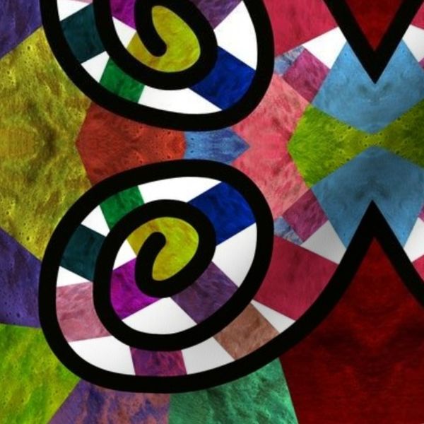 Renewal (mirror) multicoloured