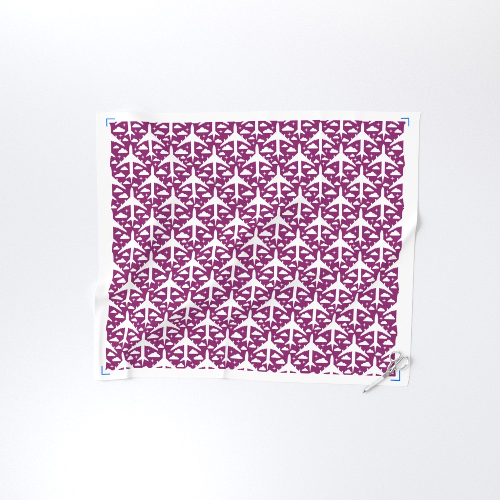 Yard of fabric with selvedge and sewing shears