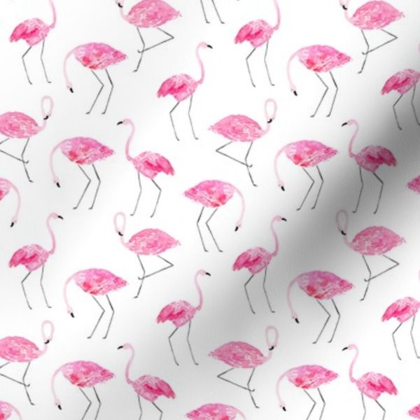 Small / Hot Pink Flamingos - Flamingo Bird Summer Tropical