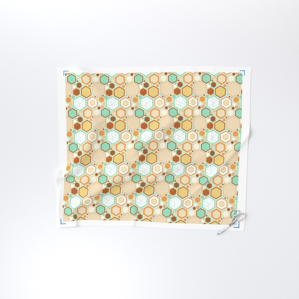 Yard of fabric with selvedge and sewing shears