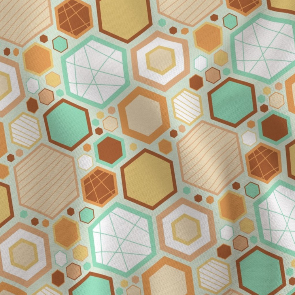 Close up image of fabric ripple