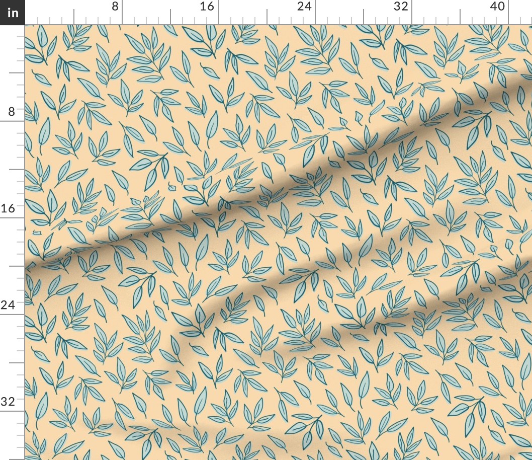 42 x 36 in (107 x 91 cm) Yard with rulers