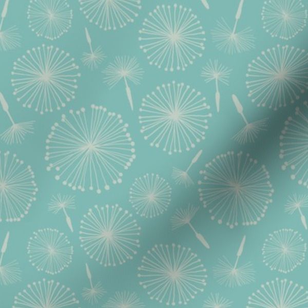 Delicate Dandelion Wishes - Blue - Boho Nursery