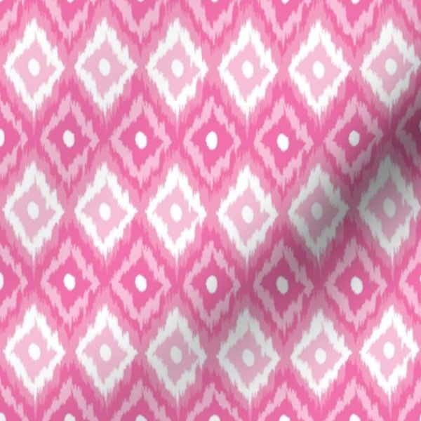 Chevron Ikat in the Pink - small scale