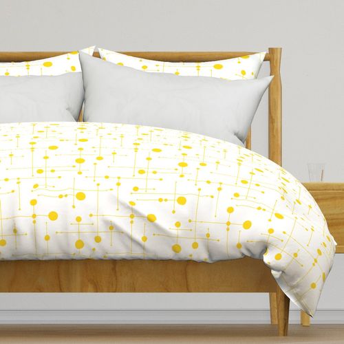 Ballastic Lines - Yellow on White