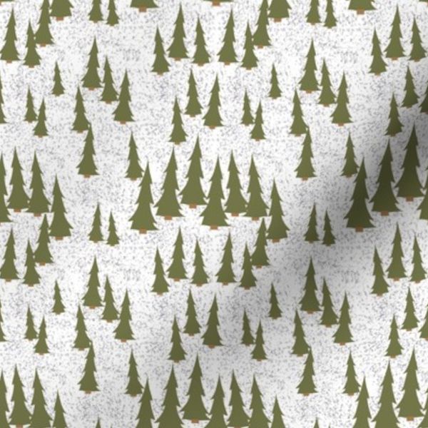 Winter Forest Blender Christmas Holiday Scene Evergreen Trees. Tiny . other