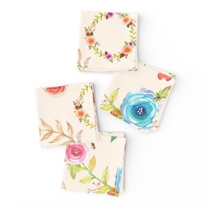 Dreamy Spring Garden (Possum) - cream beige medium