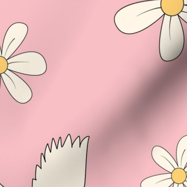 Hippie flowers and pigeon