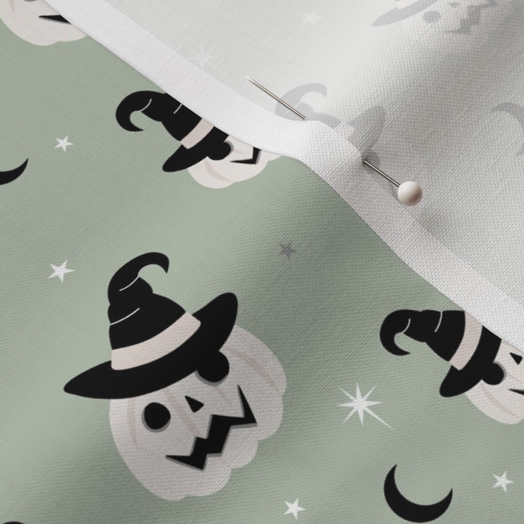 Close up of Petal Signature Cotton fabric with a sewing pin
