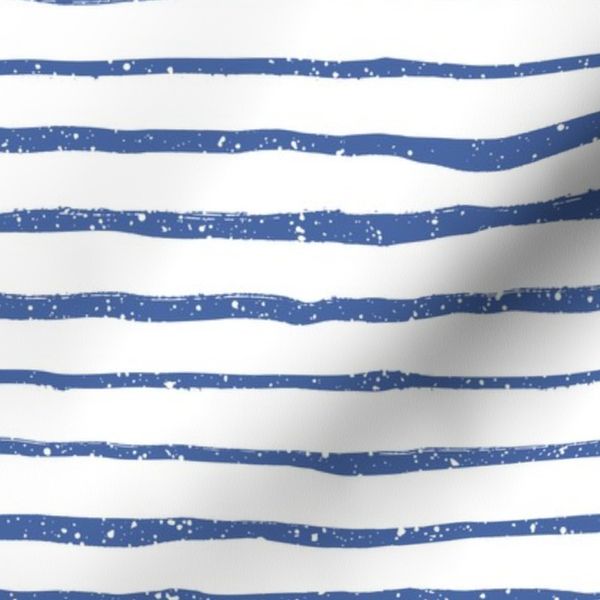 Blue Abstract Stripes Pattern 10 Inch Repeat