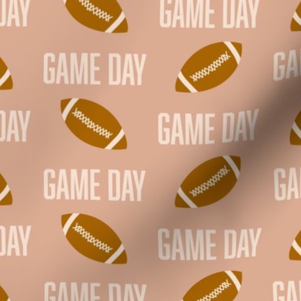 Small Football Game Day on brown