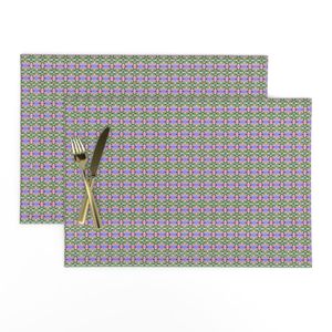 Pastels lace plaid
