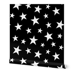 stars black and white inverted kids jumbo brights