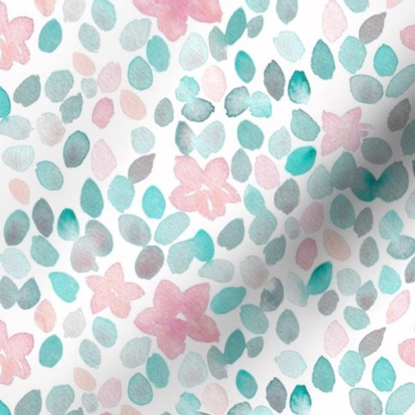 loose watercolor floral