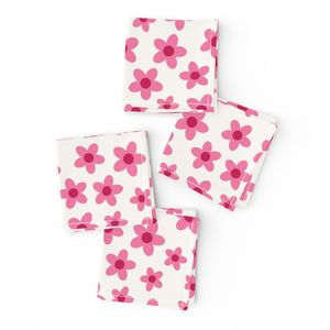 Simple Daisies 12 x 12 V day pink and red