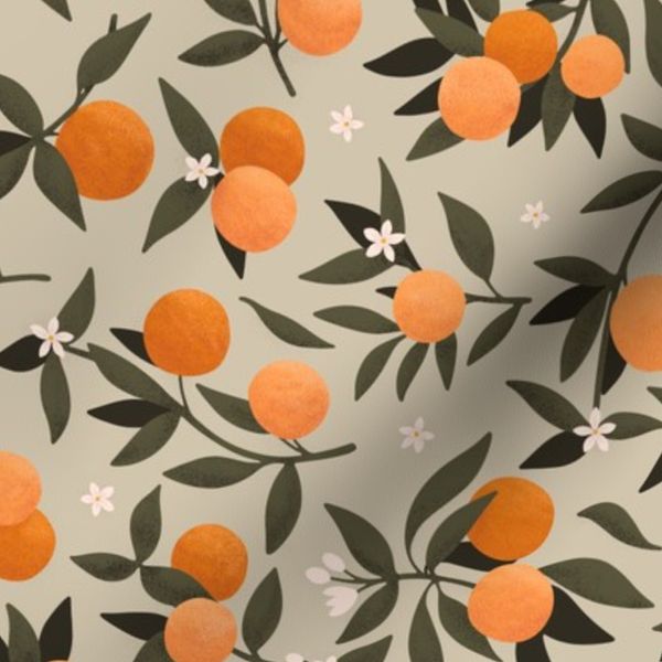 ORANGE BLOSSOM khaki 12"