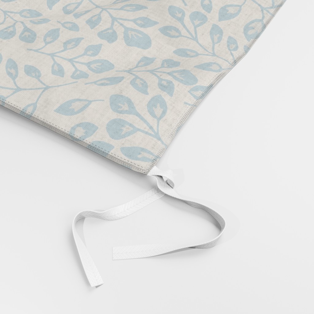 Inside out Duvet Cover close up showing the ribbon tie in the corner