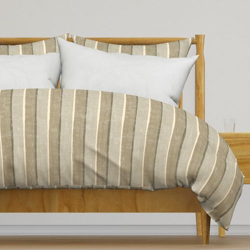 (l) cabana offset 2 colour textured stripe / earth tones brown