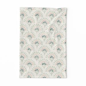 Bohemian Fan Canary Green-Hufton Studio
