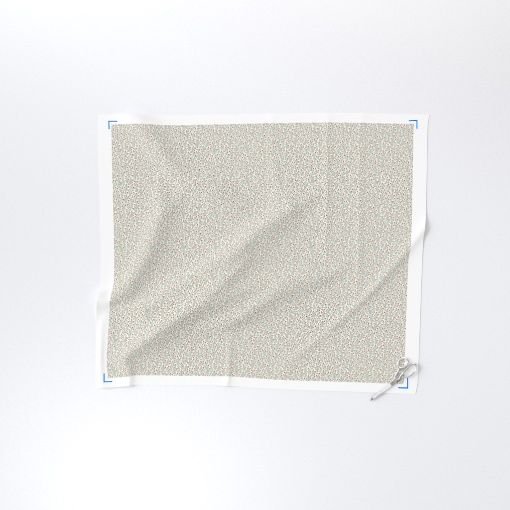 Yard of fabric with selvedge and sewing shears